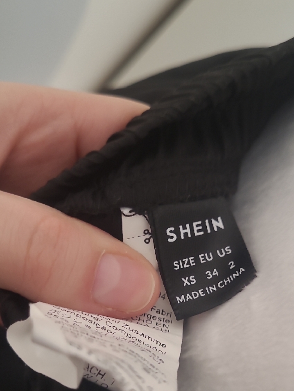 SHEIN Black High-Low Ruffle Skirt - Picture 2 of 3